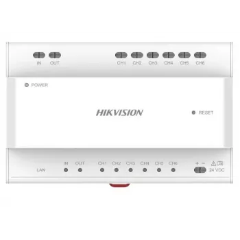 Videojakaja Hikvision DS-KAD706Y-S 6 kanavaa 1HE rack-asennus