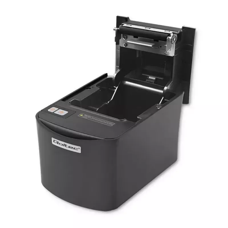 Lämpö-tulostin QOLTEC 50256 USB-liitännällä – kompakti POS-tulostin
