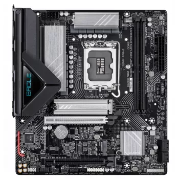 GIGABYTE B860M EAGLE emolevy - Intel Core Ultra -sarjan suorittimet, 6+1+2+1 vaihe VRM, jopa 9066 MHz DDR5, 1x PCIe 5.0 + 1x PCIe 4.0 M.2, 2,5 GbE LAN, USB 3.2 Gen 1