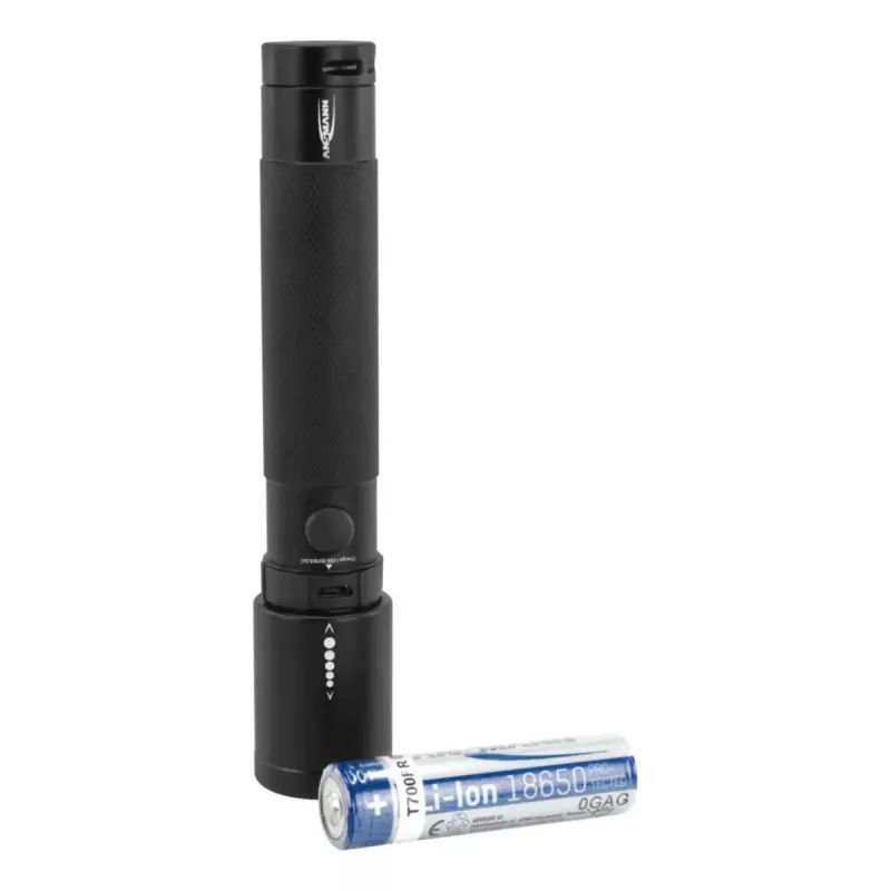 Ansmann Future T400FR taskulamppu, 400 lm, IPX4, musta