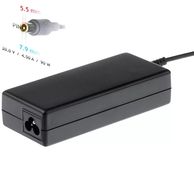 Akyga AK-ND-18 kannettavan tietokoneen virtalähde Lenovolle, 90 W, 20 V / 4,5 A, 7,9 x 5,5 mm nastalla