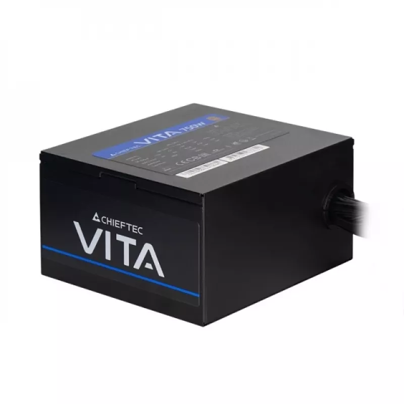 Chieftec Vita virtalähde 850W 80+Bronze - PC/palvelin-virtalähde - virtalähde 20+4 pin ATX PS/2 musta