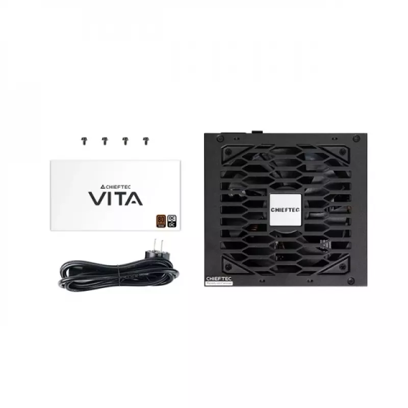 Chieftec Vita virtalähde 850W 80+Bronze - PC/palvelin-virtalähde - virtalähde 20+4 pin ATX PS/2 musta