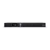 Keskeytymätön virransyöttö CYBERPOWER OR1000ERM1U — 1 kVA (600 W), Line-Interactive, Rackmount 1U, 6× C13-lähtöä, LCD, hopea