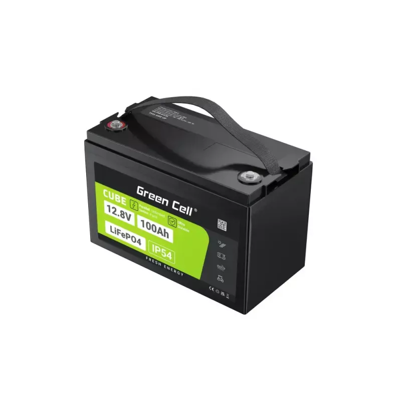 UPS-akku Green Cell LFPGC12V100AH litium-rautafosfaatti 12,8V 100Ah