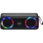 Kannettava Bluetooth-mono-kaiutin DEFENDER Q1 musta, 10 W RMS, 1200 mAh, Bluetooth 5.0, MicroSD, FM, AUX, USB