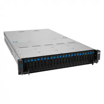 ASUS RS521A-E12-RS24U Socket SP5 teline (2U) musta, hopea