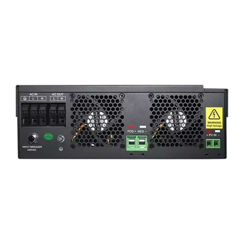 Qoltec 53886 off-grid-hybridiaurinkoinvertteri, 3,5 kW, 100 A MPPT, 24 V, puhdas siniaalto