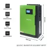 Qoltec 53886 off-grid-hybridiaurinkoinvertteri, 3,5 kW, 100 A MPPT, 24 V, puhdas siniaalto