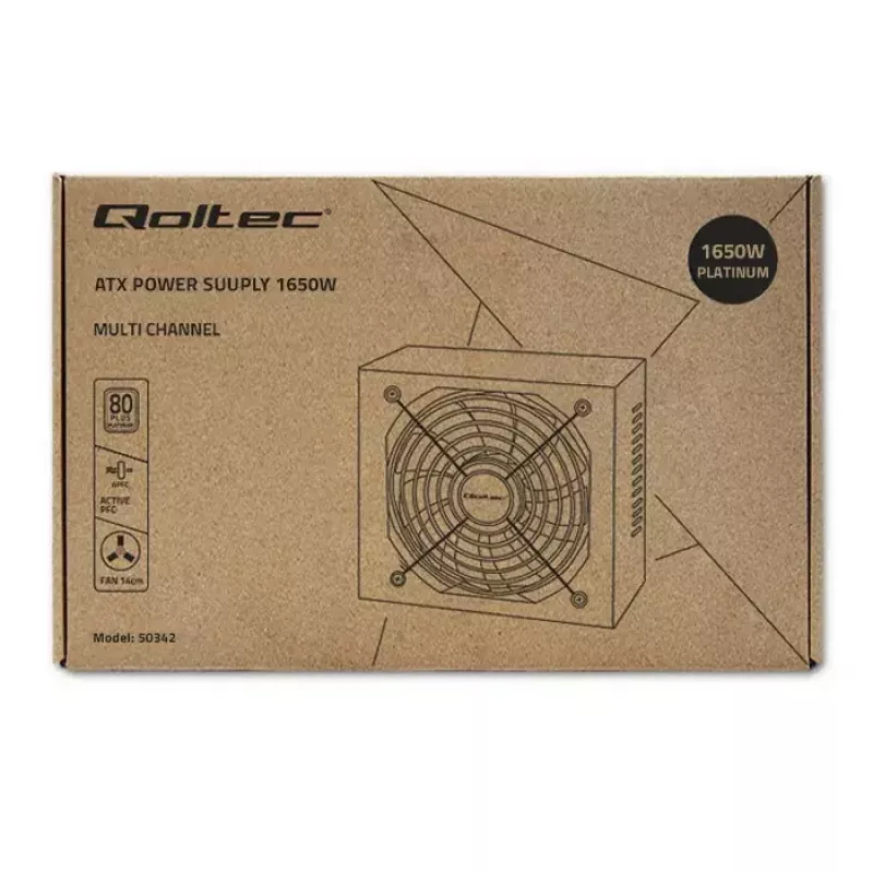 Virtalähde Qoltec 50342 1650W