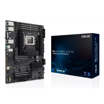 Emolevy ASUS PRO WS W880-ACE SE, Intel W880, LGA 1851, ATX, DDR5, 4 DIMM, max 256 GB, 2.5 Gb LAN