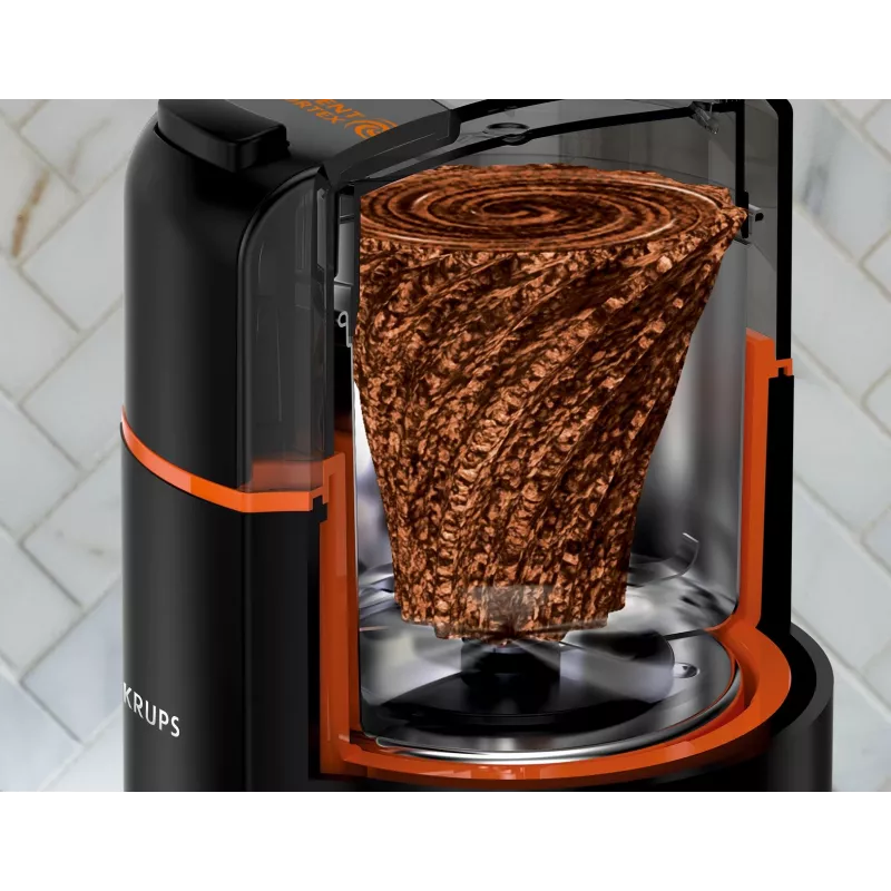 Terämyllä Krups Silent Vortex GX3328 175 W musta 90 g kapasiteetti