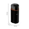 Terämyllä Krups Silent Vortex GX3328 175 W musta 90 g kapasiteetti