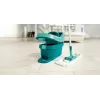 Leifheit 55045 Wet Microfiber – lattiamoppi mikrokuitupäällisellä lattian puhdistukseen