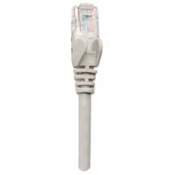 Verkkokapeli INTELLINET Cat5e U/UTP 3 m, harmaa, CCA, RJ-45–RJ-45, 350 MHz