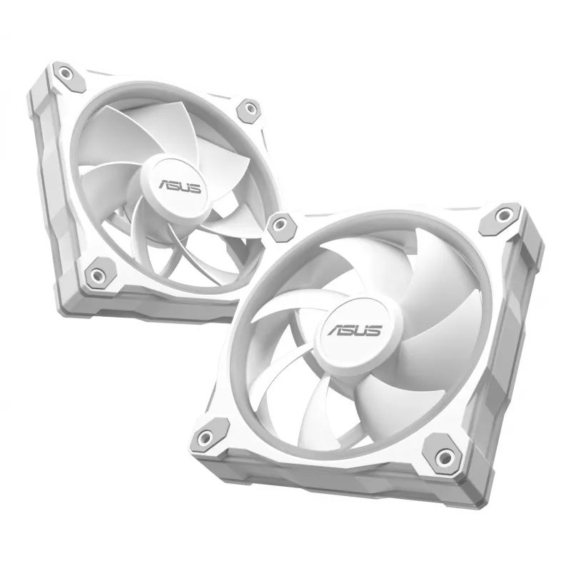 ASUS Prime MR120 ARGB valkoinen 120 mm liukulaakeri-kotelotuuletin