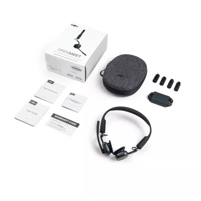 SHOKZ OpenMeet langaton Bluetooth luujohde videoneuvottelukuulokemikrofoni