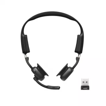 SHOKZ OpenMeet UC langaton Bluetooth-luujohde videoneuvottelukuulokemikrofoni USB-A-sovittimella