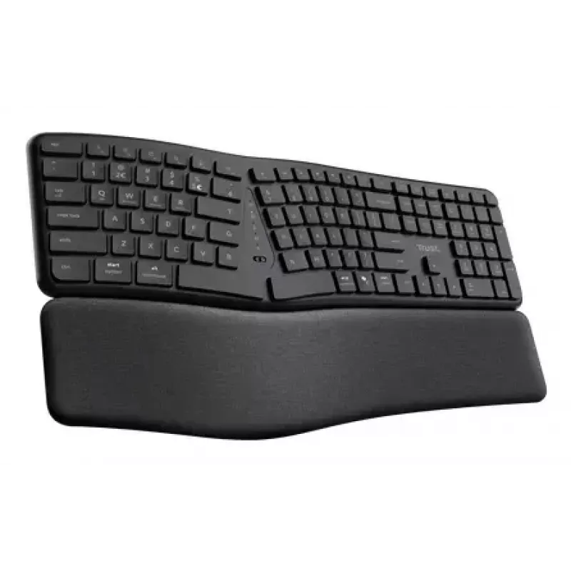 Trust Keyra ergonominen langaton monilaitenäppäimistö