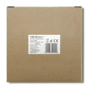 DIN-kiskovirtalähde QOLTEC 50999, 240W, 48V DC, 5A lähtö