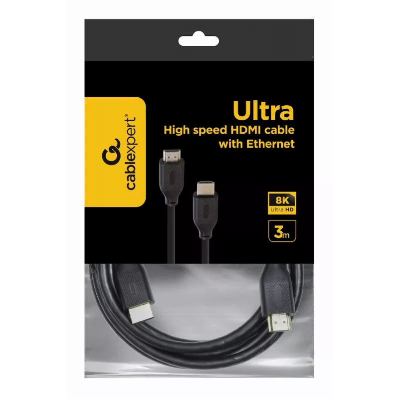 GEMBIRD Ultra High Speed HDMI-kaapeli Ethernetillä - 8K Select Series - 3 m