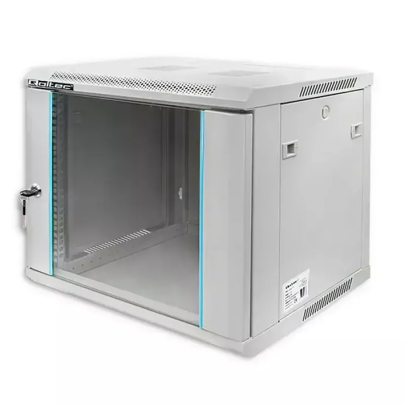 19 tuuman räkkikaappi QOLTEC 9U malli 54484, mitat 600x500x450 mm