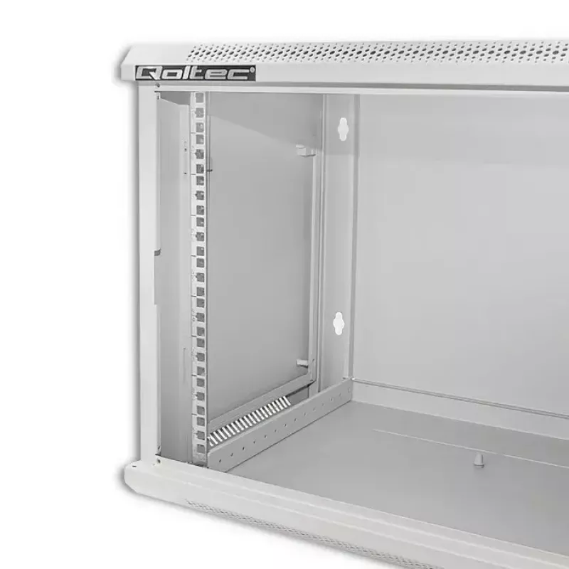 19 tuuman räkkikaappi QOLTEC 9U malli 54484, mitat 600x500x450 mm