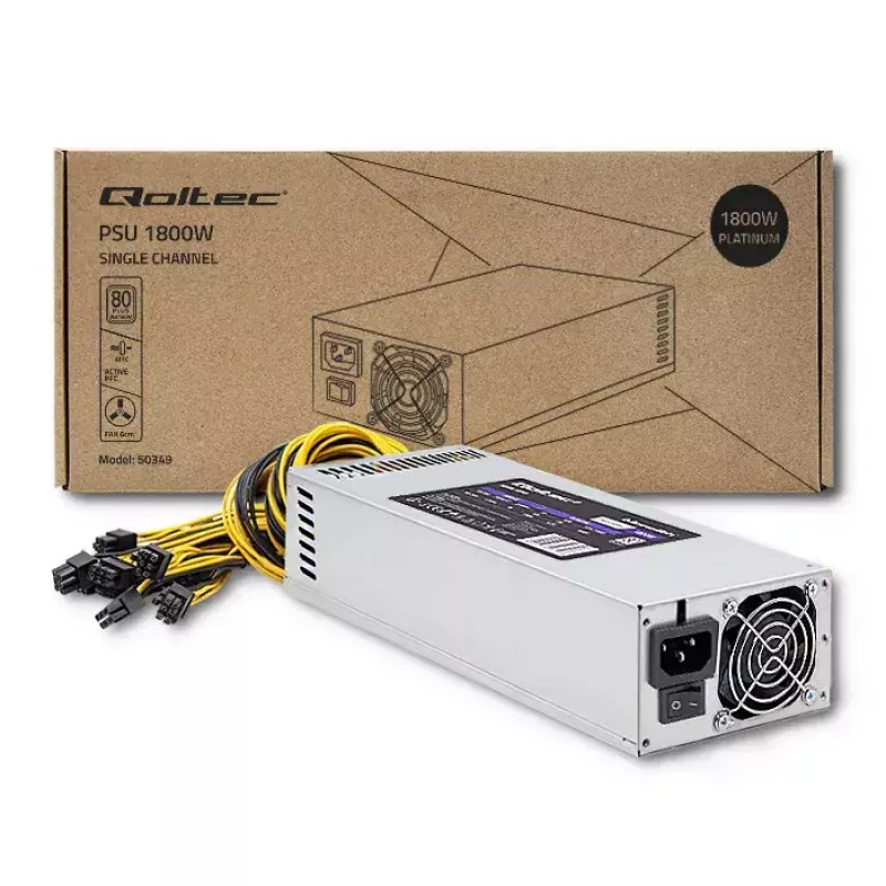 Virtalähde Qoltec 50349 1800 W