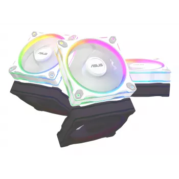Kotelotuuletin ASUS Prime MR120 ARGB valkoinen 120 mm, 1600 kierr./min, PWM, liukulaakeri, 58 CFM