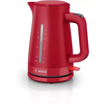 Sähköinen vedenkeitin Bosch TWK3M124, 1,7 l tilavuus, 2400 W, punainen, piilotettu lämpövastus