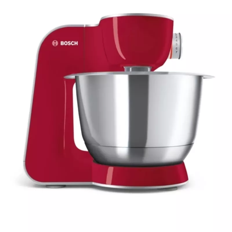 Bosch MUM58720 yleiskone 1000 W 3,9 l harmaa, punainen, ruostumaton teräs