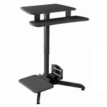 MACLEAN MC-848 korkeussäädettävä työpöytä kaasujousella, max. korkeus 109 cm