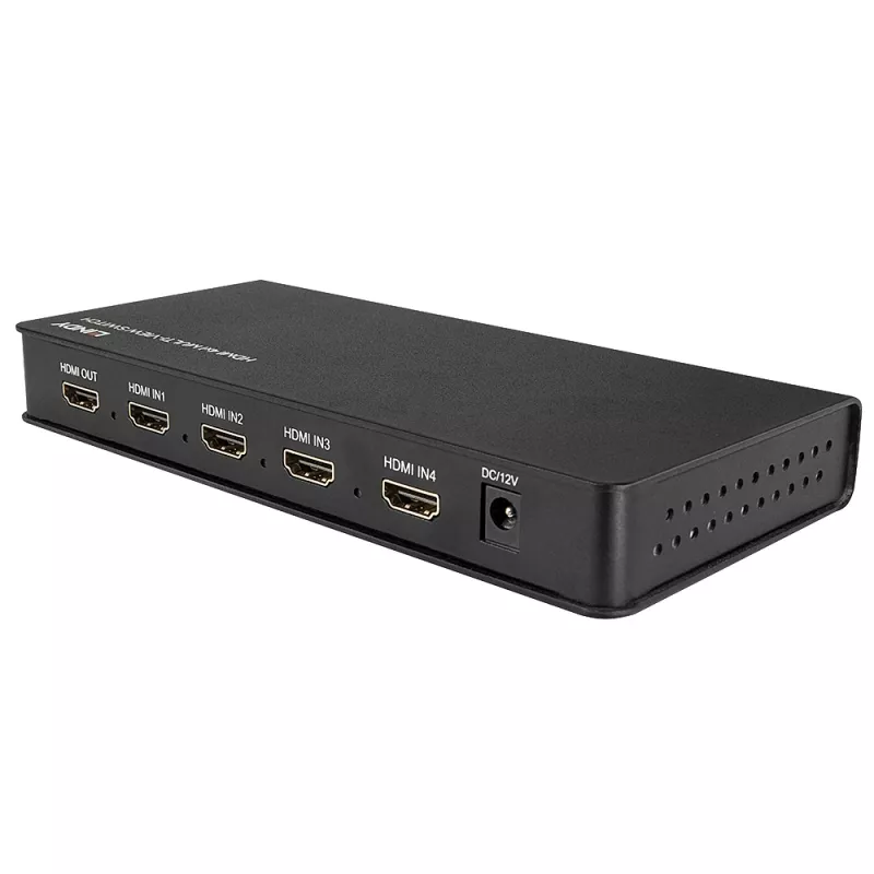 HDMI-kytkin Lindy HDMI 4 porttia Multi-View Switch