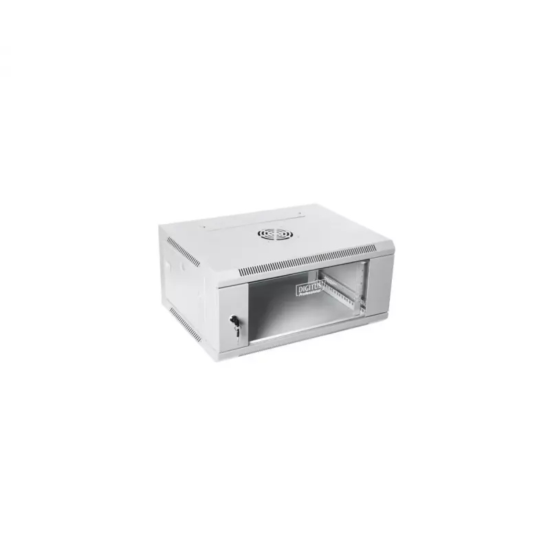 Seinäkiinnitteinen räkki Digitus DN-W19 04U/450