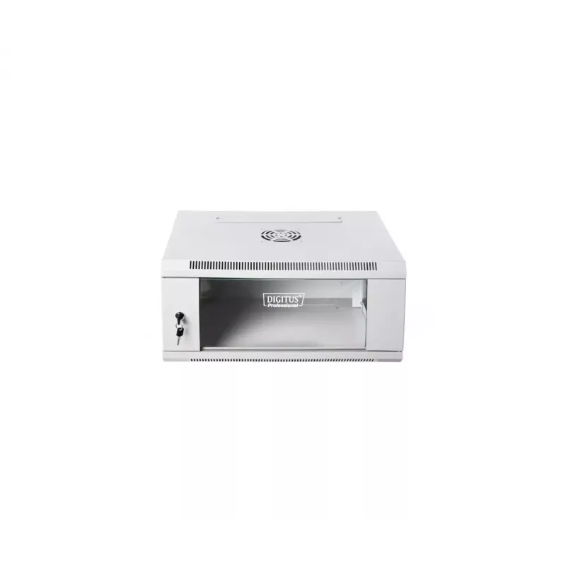 Seinäkiinnitteinen räkki Digitus DN-W19 04U/450