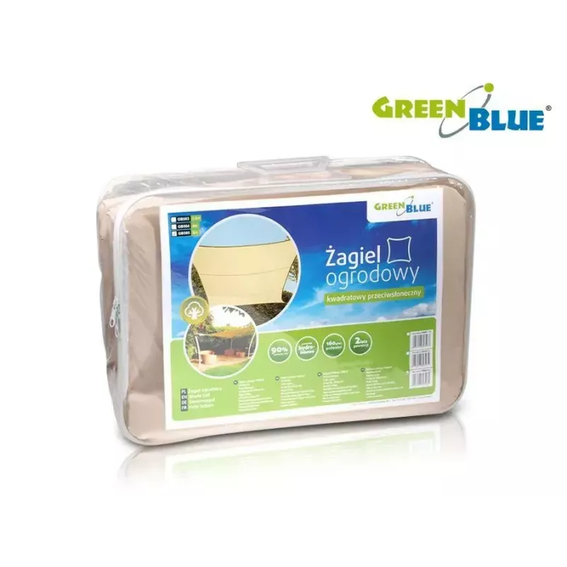 GreenBlue GB505 aurinkosuoja UV 5 m neliömäinen polyesterinen ulkokatos