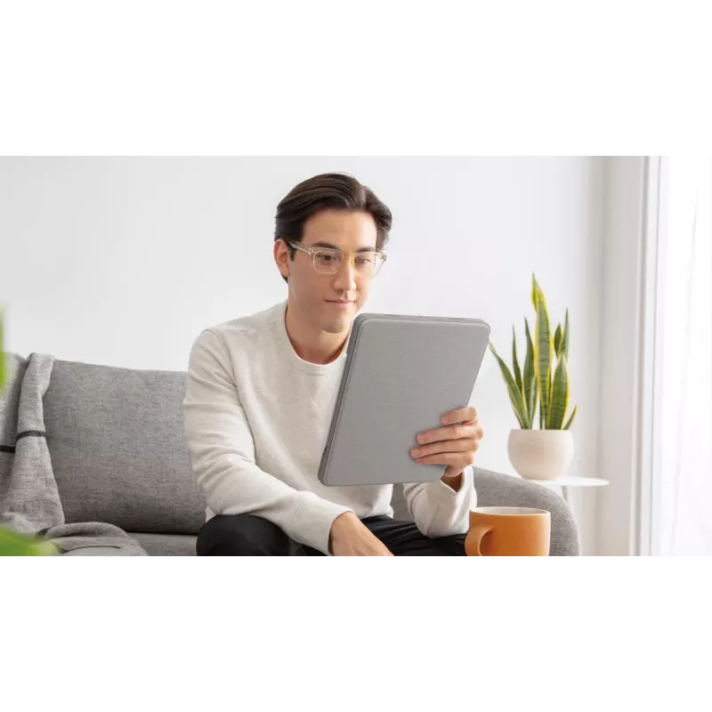 LOGITECH Combo Touch - Sand iPad Pro 12.9 tuuman (5. sukupolvi) - US International QWERTY