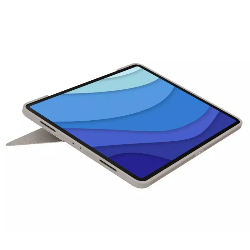 LOGITECH Combo Touch - Sand iPad Pro 12.9 tuuman (5. sukupolvi) - US International QWERTY