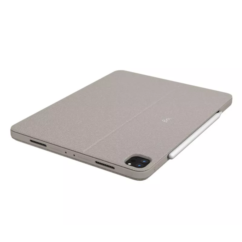 LOGITECH Combo Touch - Sand iPad Pro 12.9 tuuman (5. sukupolvi) - US International QWERTY