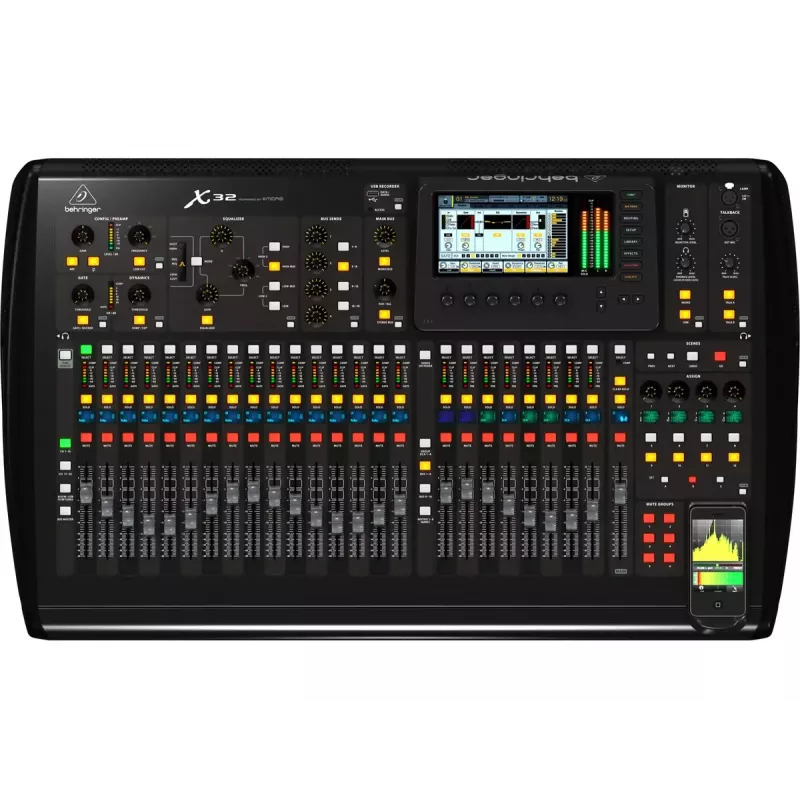Behringer X32 audiomikseri 40 kanavaa 10 - 22000 Hz musta