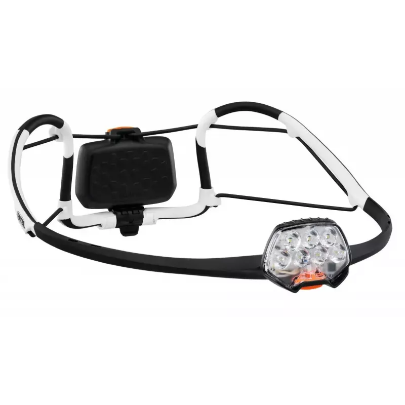 Otsalamppu Petzl IKO musta valkoinen