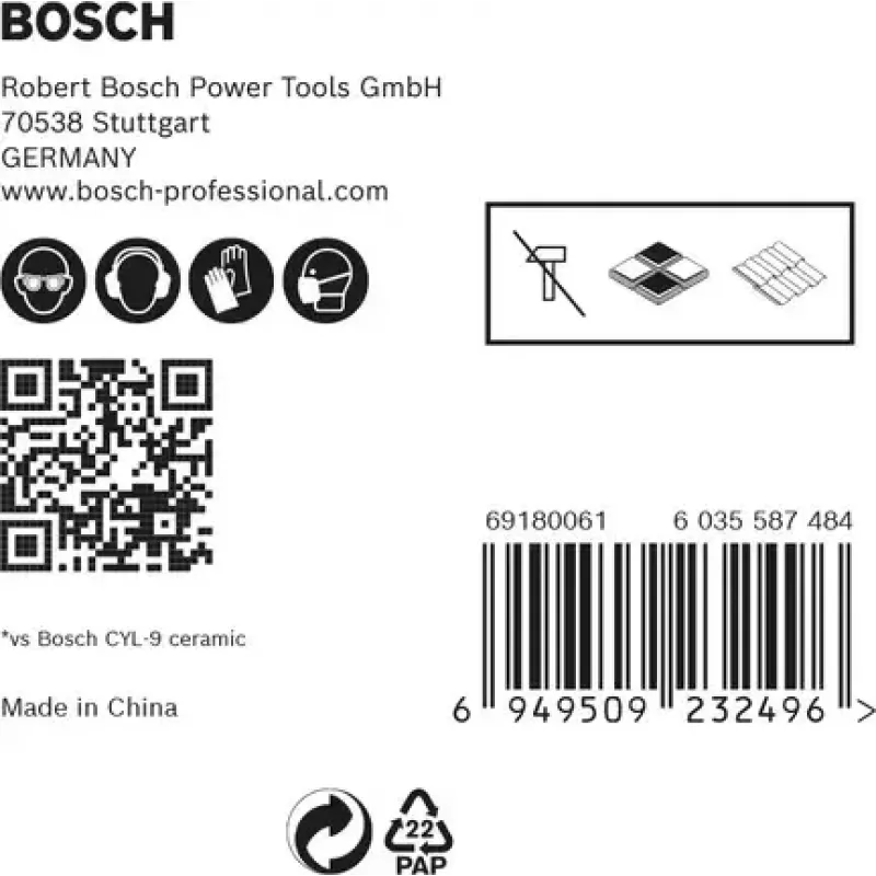 Bosch Expert 2 608 900 597 poranteräsarja 5 kpl