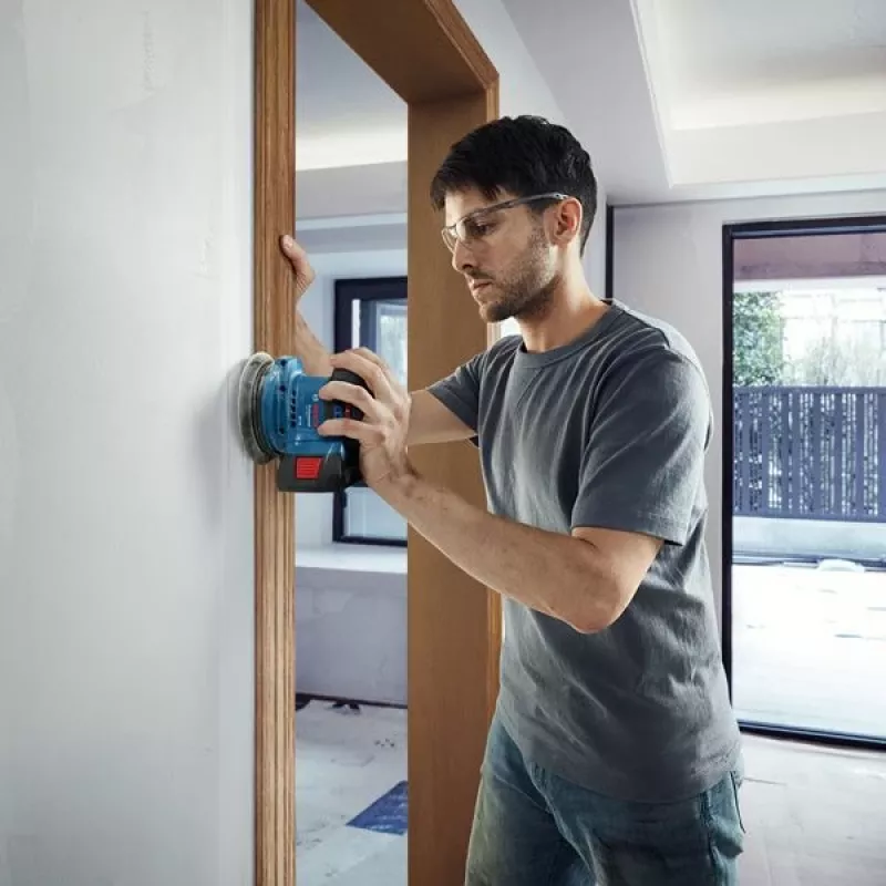 Bosch GEX 185-LI Professional epäkeskohiomakone 10000 OPM sininen