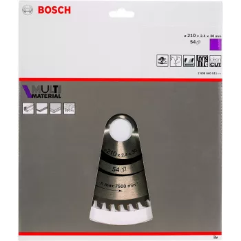 Bosch Multi-Material-pyörösahanterät, alumiini, 21 cm, Bosch, 235 g, 1 kpl
