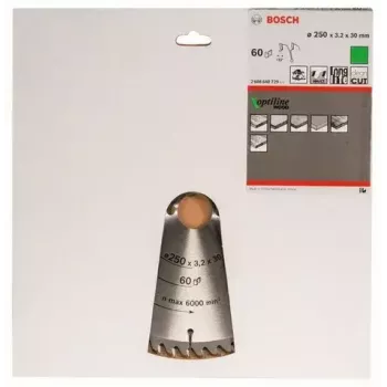 Pyörösahanterä Bosch 2 608 640 729 25 cm poraus 3 cm