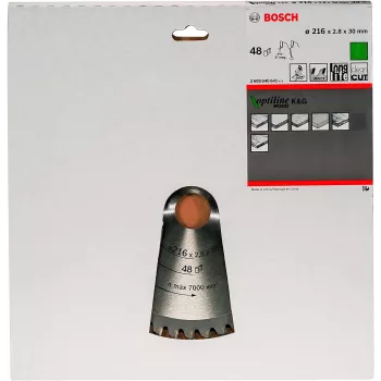 Bosch Optiline Wood pyörösahanterät, puu, 30,5 cm, Bosch, 640 g, 1 kpl