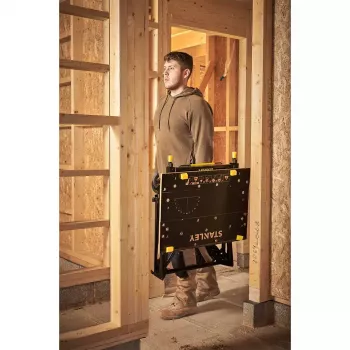 Puuntyöstöpenkki Stanley STST83800-1 bambu teräs musta keltainen 625 mm