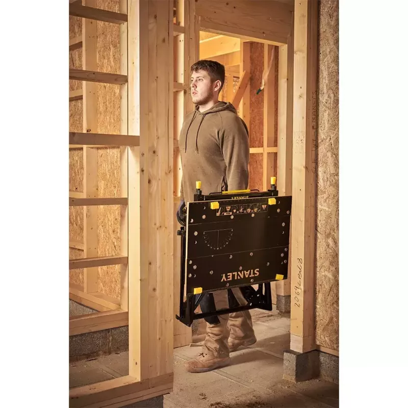 Puuntyöstöpenkki Stanley STST83800-1 bambu teräs musta keltainen 625 mm