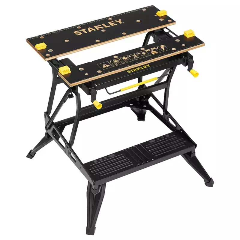 Puuntyöstöpenkki Stanley STST83800-1 bambu teräs musta keltainen 625 mm
