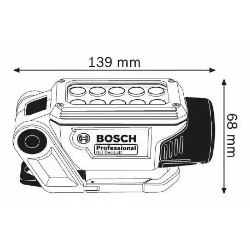 Bosch GLI DeciLED Professional sininen, harmaa LED